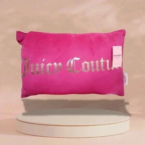 Juicy Couture Throw Pillow.  New with Tags.  15Lx 21" W